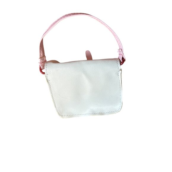 Pink & White 18" Doll Messenger Bag Purse - Picture 3 of 4